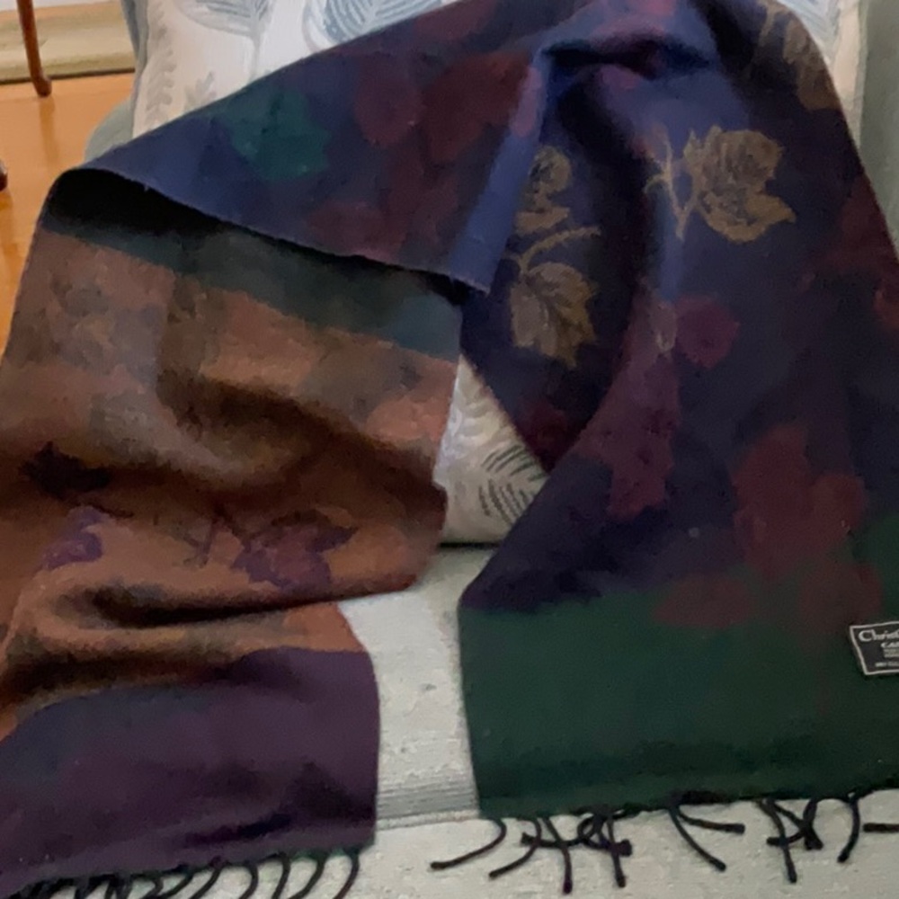 Christian Dior Multicolor Wool Scarf - Picture 2 of 3